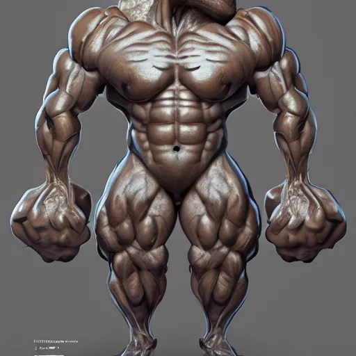 Image similar to bodybuilder pepe the frog, au naturel, hyper detailed, digital art, trending in artstation, cinematic lighting, studio quality, smooth render, unreal engine 5 rendered, octane rendered, art style by klimt and nixeu and ian sprigger and wlop and krenz cushart