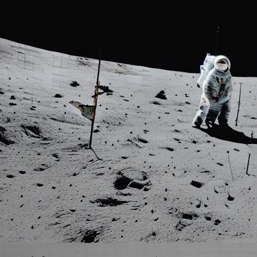 Prompt: Autechre performing on the moon Io