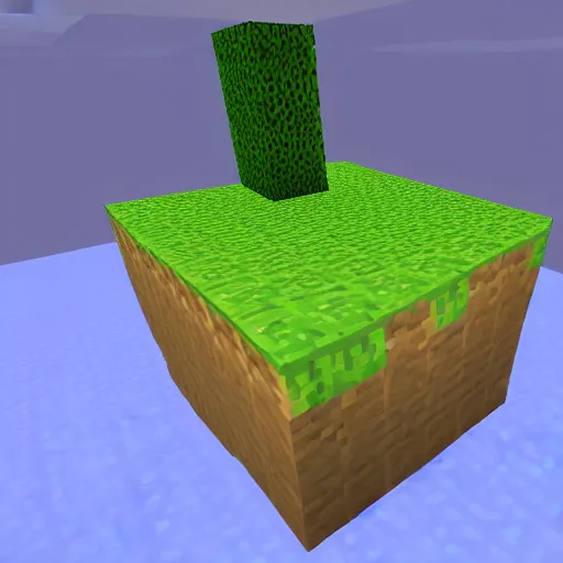 Image similar to blue meth as a plant in minecraft