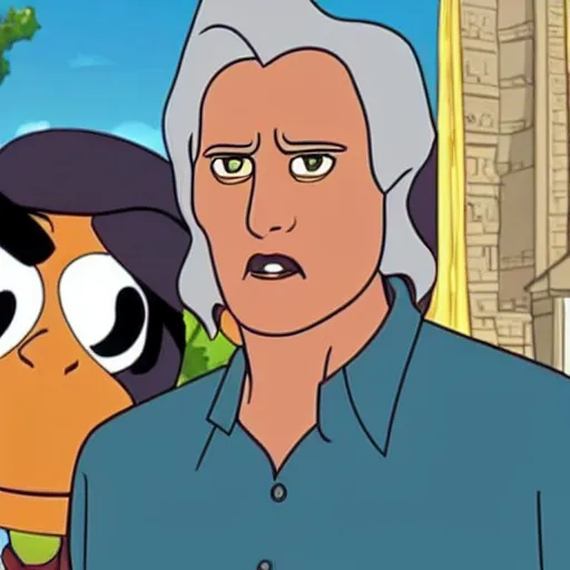 Prompt: Chevy Chase as a character in Steven Universe