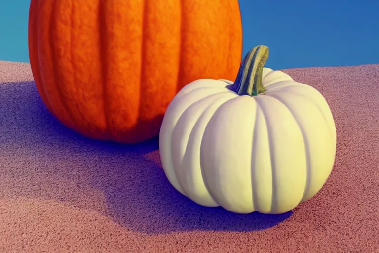 Prompt: a cute pumpkin, soft texture, pastel colours, colorful, cute, pixar animation style, detailed, soft light, octane render, 4 k