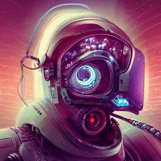 Image similar to hyperrealistic portrait of a squid monster astronaut, full body portrait, well lit, intricate abstract. cyberpunk, intricate artwork, by Tooth Wu, wlop, beeple. octane render, in the style of Jin Kagetsu, James Jean and wlop, highly detailed, sharp focus, intricate concept art, digital painting, ambient lighting, 4k, artstation