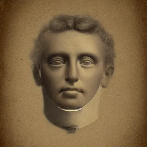 Image similar to 1800s inventor, face texture