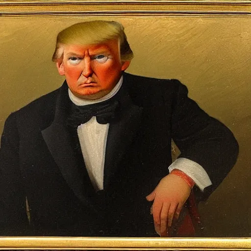 1 9 th century russian painting of donald trump | Stable Diffusion ...