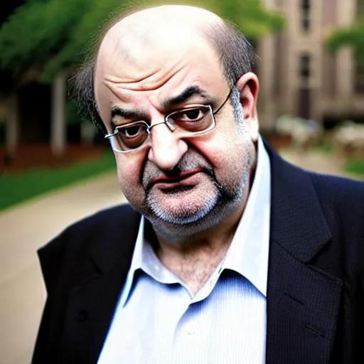 Image similar to warrior legend salman rushdie