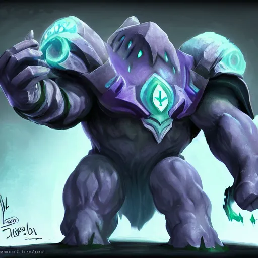 Image similar to the Underlord from DOTA2, concept art, artwork, Underlord dota2