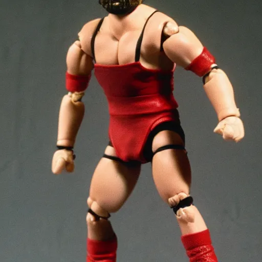 Image similar to peter dinklage 1 9 8 0 s wrestling action figure