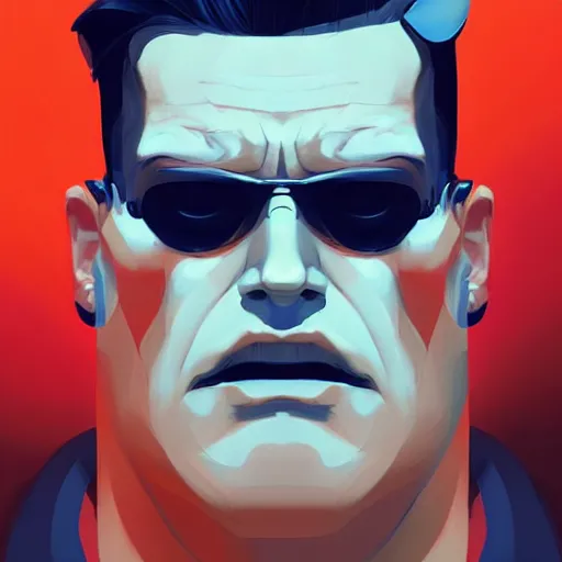 Image similar to face icon stylized minimalist t - 8 0 0, loftis, cory behance hd by jesper ejsing, by rhads, makoto shinkai and lois van baarle, ilya kuvshinov, rossdraws global illumination