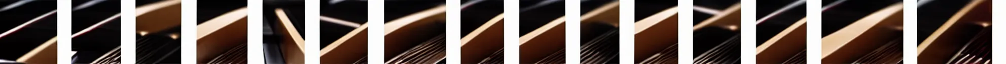 Image similar to 8 progressing frames from a video of a piano falling from a window