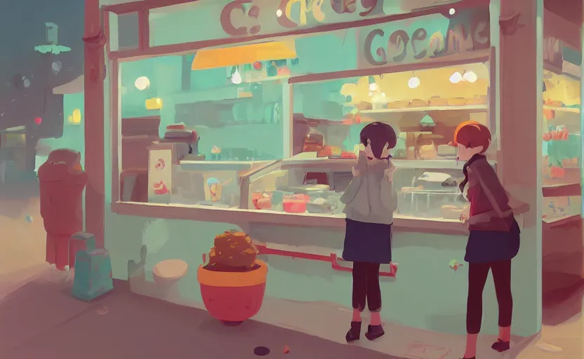 AI Art: Cozy winter by @Lemon Ice Cream