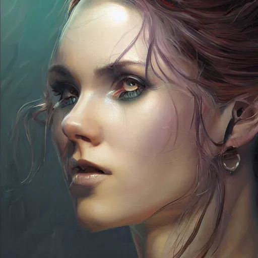 Prompt: a painting in the style of charlie bowater, and in the style of donato giancola, and in the style of sasha vinogradova. smooth, sharp focus, semi - realism.