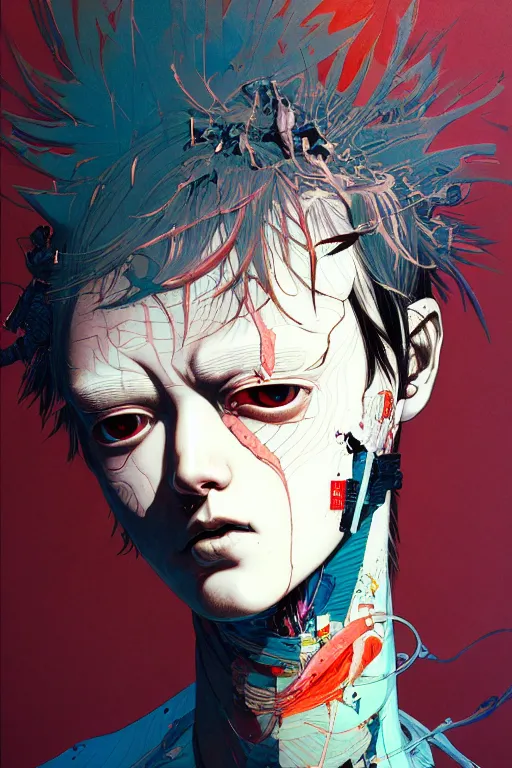 Prompt: prompt : city punk portrait soft light painted by james jean and katsuhiro otomo and erik jones, inspired by akira anime, smooth face feature, intricate oil painting, high detail illustration, sharp high detail, manga and anime 1 9 9 9