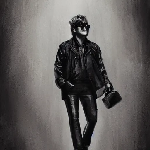 Prompt: Elton John lennon, Trending on Artstation, cinematic atmosphere, wet climate