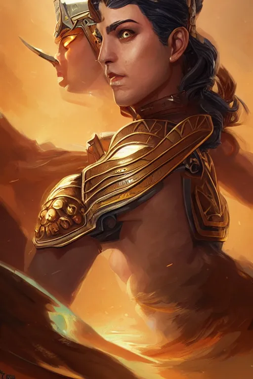 Image similar to amazon valkyrie athena, d & d, fantasy, portrait, highly detailed, headshot, digital painting, trending on artstation, concept art, sharp focus, illustration, art by artgerm and greg rutkowski and magali villeneuve