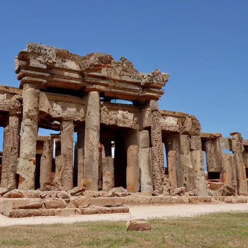 Prompt: Ruins of an walmart Temple in mesopotanian ancient city, walmart!!!!!!!!!!!!!!!!!!!!!!!!!! temple, walmart!!!!!!!!!!!!!!!!!!! award winning photo