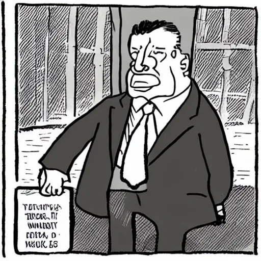 Image similar to the funniest New Yorker cartoon