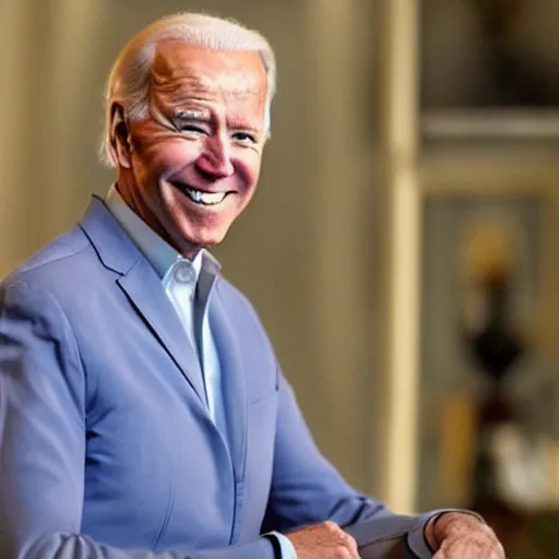 Image similar to Joe Biden as a Pixar character