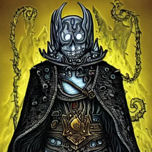 Image similar to lich king by tim burton