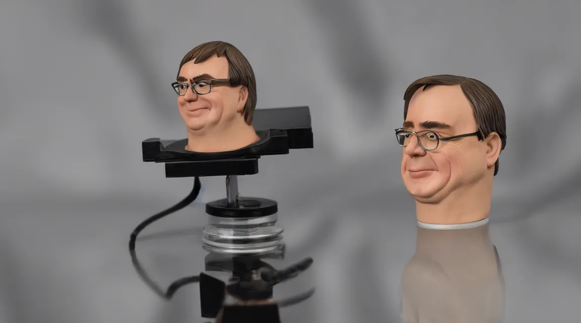 Image similar to vinil scale figure of Linus Torvalds, photo product