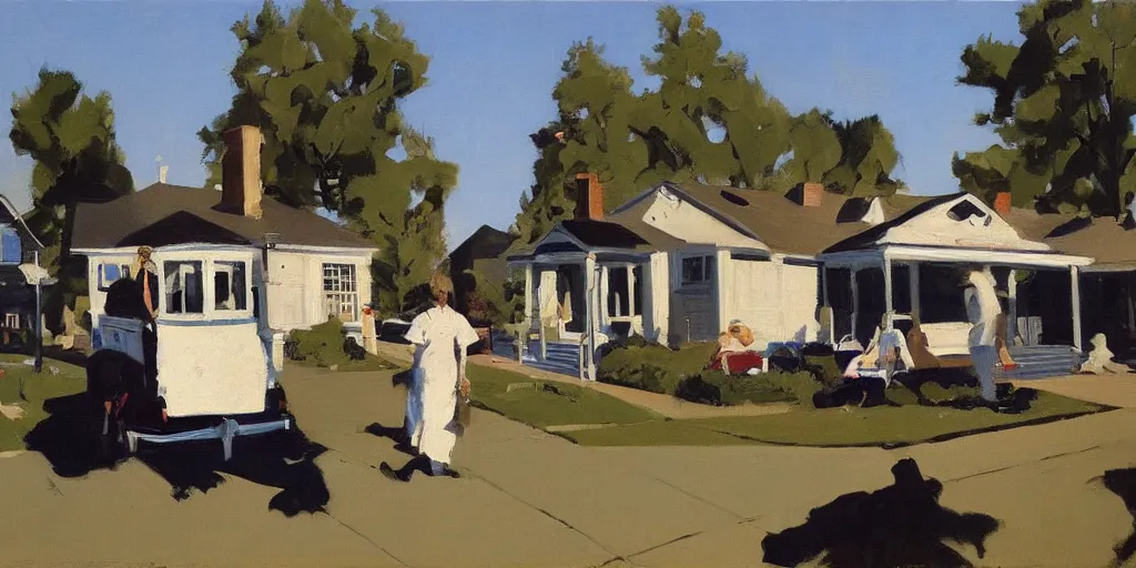 Image similar to us suburbs ben aronson 1950