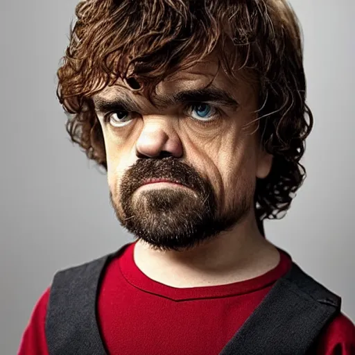 Image similar to “ headshot of peter dinklage as mario ”