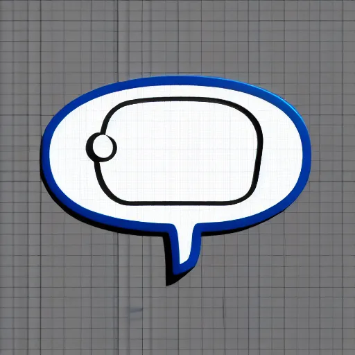 Image similar to a 3 d render of a cute speech bubble icon without text, white background, soft cast shadows, global lighting, cinema 4 d render, trending on artstation