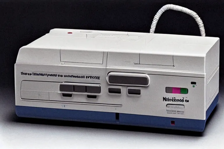 Image similar to The Nintendo Pain System (NPS) console with electrodes and controller, 1989