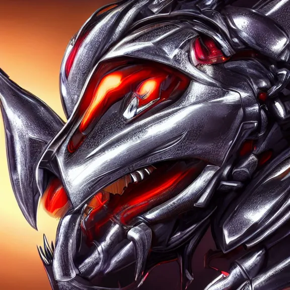 Prompt: close up mawshot of a perfect elegant beautiful stunning anthropomorphic hot female robot mecha dragon, with sleek silver metal armor, glowing OLED visor, looking the camera, eating camera pov, open dragon maw being highly detailed and living, pov camera looking into the maw, food pov, micro pov, prey pov, vore, dragon vore, digital art, pov furry art, anthro art, furry, warframe art, high quality, 8k 3D realistic, dragon mawshot art, maw art, macro art, micro art, dragon art, Furaffinity, Deviantart, Eka's Portal, G6