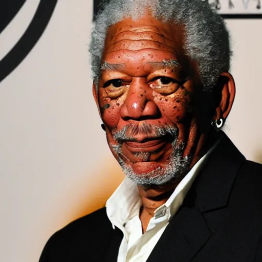 Prompt: Morgan freeman popping a cap in ones hiney