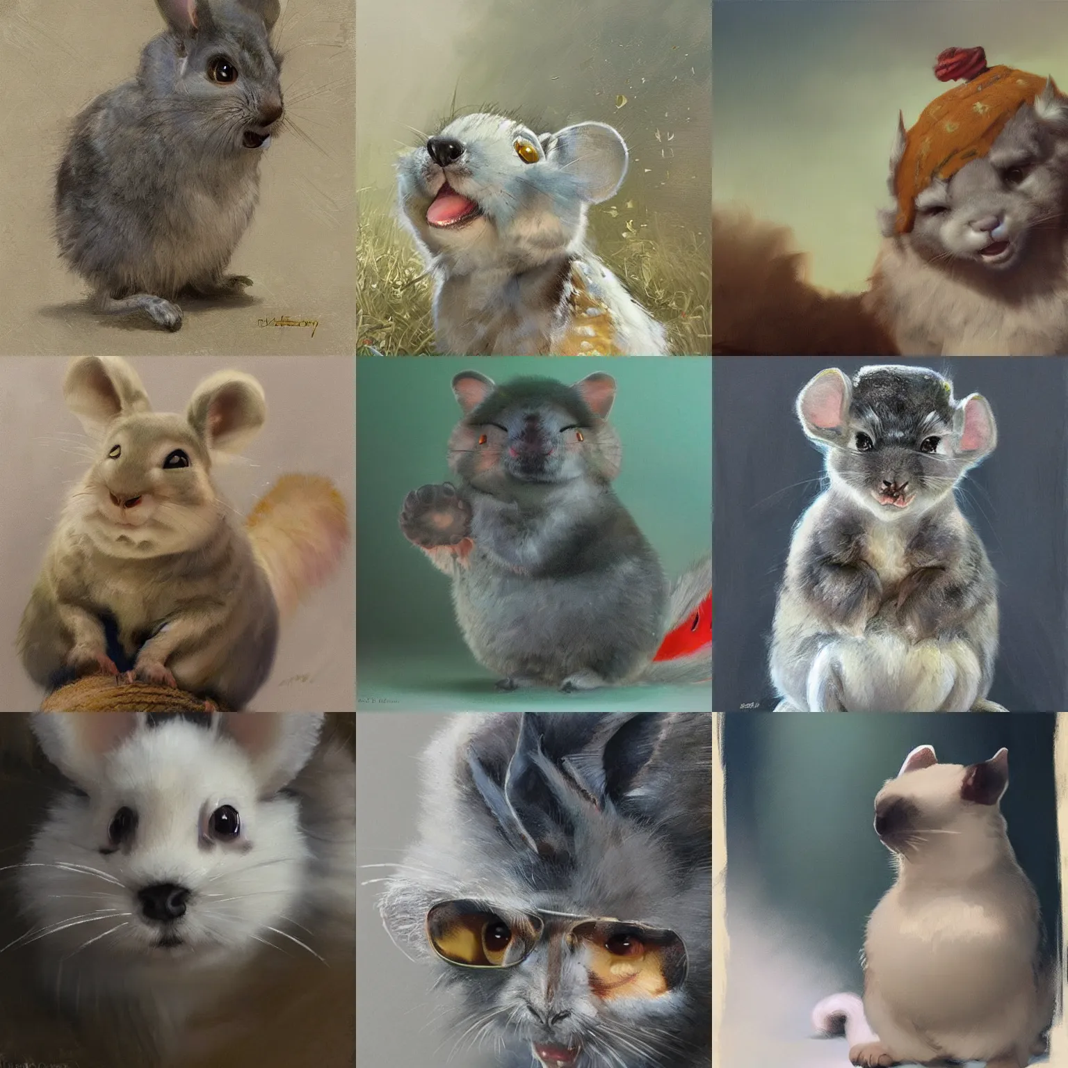 Prompt: promotional art, very cute disney pixar chinchilla, detailed fur, concept artwork by ilya kuvshinov katsuhiro villeneuve, jeremy lipkin and michael garmash and rob rey official