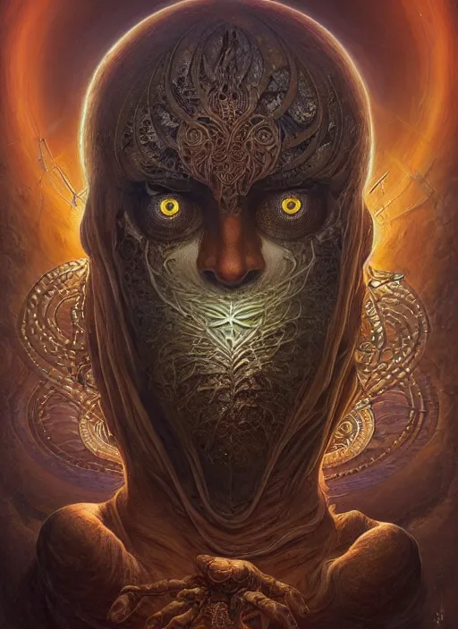 Image similar to dream with glowing eyes, shamanic poster lsd art, intricate, elegant, highly detailed, centered, digital painting, artstation, concept art, smooth, sharp focus, illustration, artgerm, tomasz alen kopera, peter mohrbacher, donato giancola, joseph christian leyendecker, wlop, frank frazetta