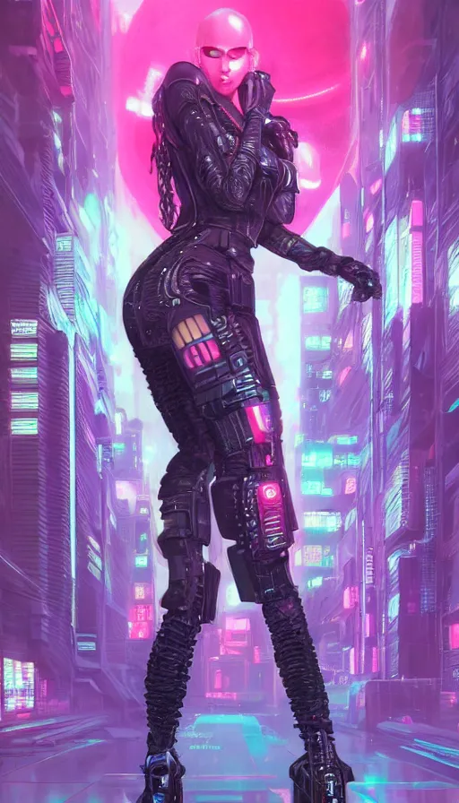 Image similar to cyberpunk pinup, sweat drops, neon hubs, 80s aesthetics, insane, intricate, highly detailed, digital painting, artstation, concept art, smooth, sharp focus, illustration, Unreal Engine 5, 8K, art by artgerm and greg rutkowski and alphonse mucha