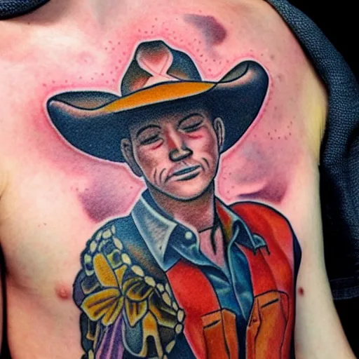 american traditional cowboy tattooTikTok Search
