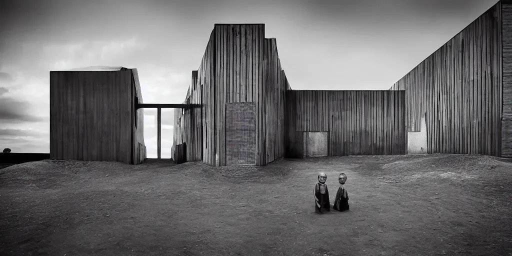 Image similar to bauhaus architecture photography by david yarrow