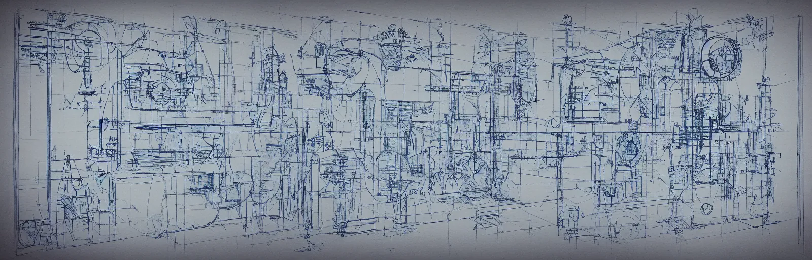 Image similar to blueprints for a timetravel machine