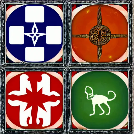 Image similar to four nation symbols avatar