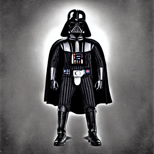 Image similar to Darth Vader's heavy metal album cover