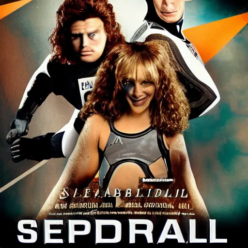 Prompt: speedball robbie baldwin, live action, movie poster,,