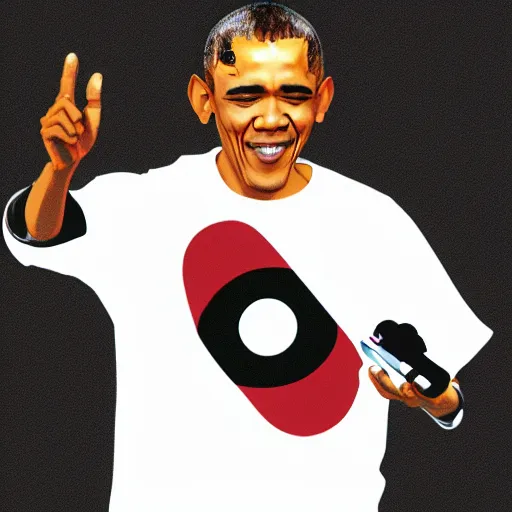 Image similar to obama in the style of pokemon