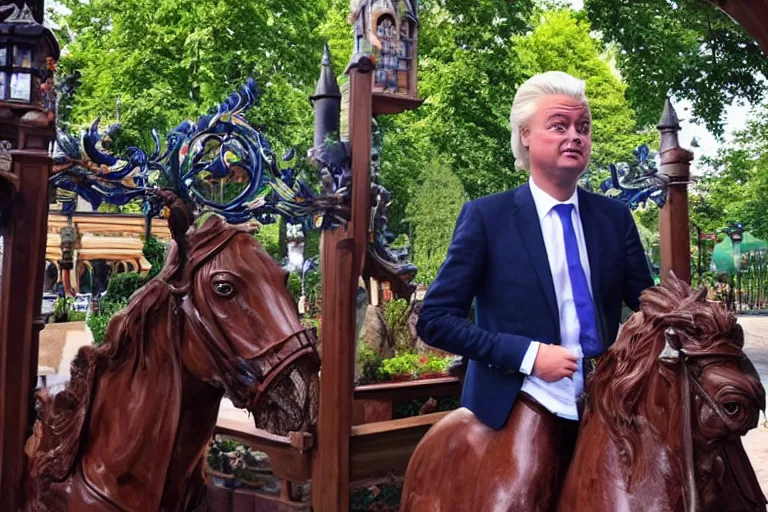 Image similar to geert wilders at the efteling