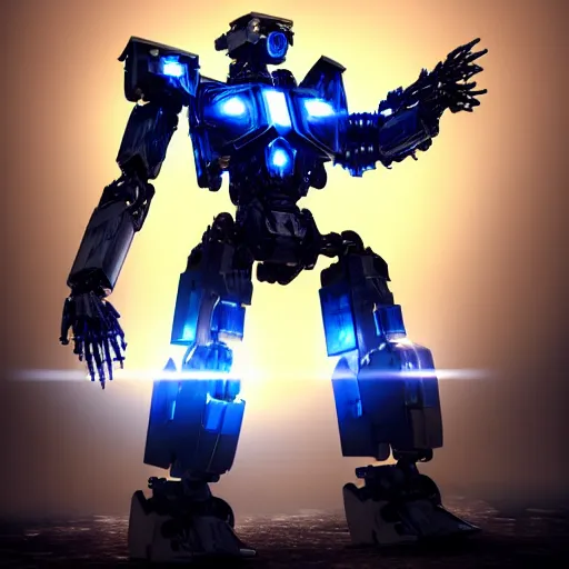 Image similar to a shiny ornate post apocalypse boxing humanoid mecha in galaxy, epic pose,, bright, by war robots, real steel ( 2 0 1 1 ), westworld and eve venture and pacific rim and machine warrior 5, cryengine, frostbite 3 engine, sharp focus, 8 k, high definition, insanely detailed, beautiful lighting,