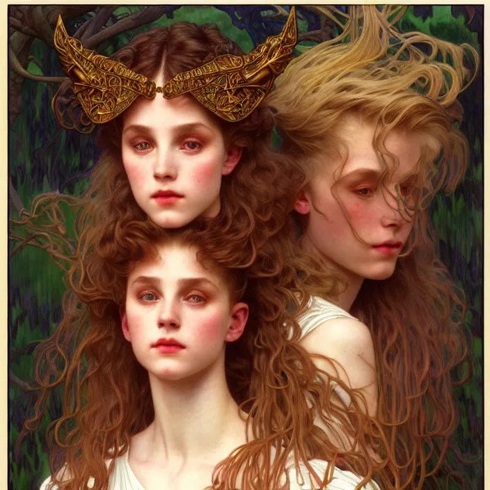 Prompt: 1990s school photo, diffuse lighting, fantasy, intricate, elegant, highly detailed, lifelike, photorealistic, digital painting, artstation, illustration, concept art, smooth, sharp focus, art by John Collier and Albert Aublet and Krenz Cushart and Artem Demura and Alphonse Mucha