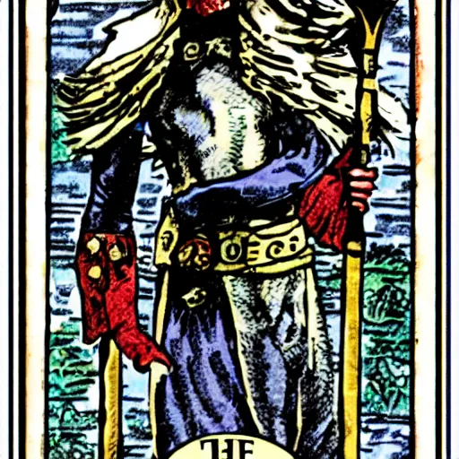 Prompt: The Tower tarot card, rider Waite reference sheet