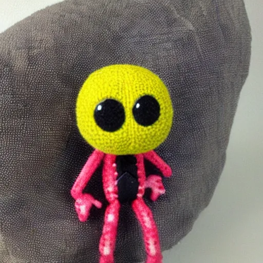 Image similar to cute spider in the style of little big planet