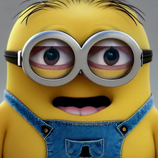 Prompt: “minions, UHD, hyperrealistic render, 4k, highly detailed, artstation”