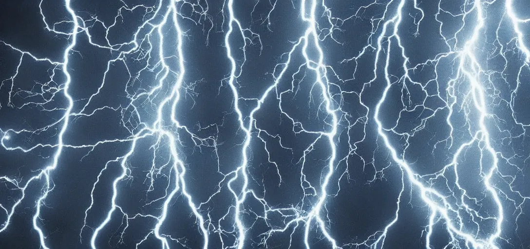 Image similar to Human with thunder veins