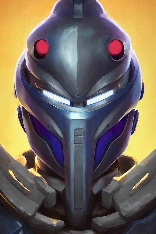 Image similar to epic mask helmet robot ninja portrait stylized as fornite style game design fanart by concept artist gervasio canda, behance hd by jesper ejsing, by rhads, makoto shinkai and lois van baarle, ilya kuvshinov, rossdraws global illumination radiating a glowing aura global illumination ray tracing hdr render in unreal engine 5