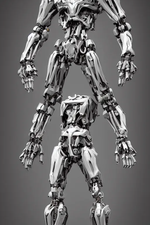 Image similar to symmetry!! full body kitbash human anatomy concept, supermodel, humanoid form, metalized mecha, monkey limbs, digital art, in the style of ben lol, brian sum, ramil sunga, herbert lowis, furio tedesschi, christopher cao, artstation, pinterest, deviantart, photoshop, octane render, unreal engine