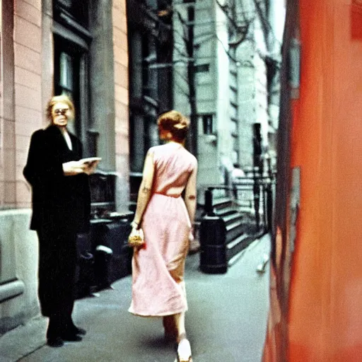 Image similar to new York daydream by Saul Leiter