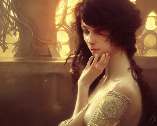 Image similar to photography of alex howitt, deep focus, d & d, fantasy, intricate, elegant, highly detailed, digital painting, artstation, concept art, matte, sharp focus, illustration, hearthstone, art by artgerm and greg rutkowski and alphonse mucha